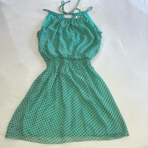 Small Womens breezy Sweet Storm Aqua turquoise dress - Picture 7 of 16